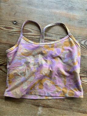 Beyond Yoga Floral Print Spacedye Racerback Tank Top